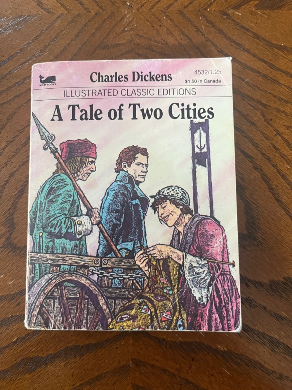 Vintage Book | A Tale of Two Cities by Charles Dickens | Illustrated Classic
